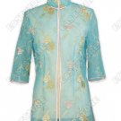 Floral Embroidered Silk Voile Blouse