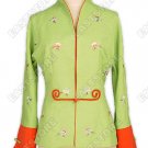 Small Flower Embroidered One Button Jacket