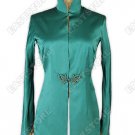 Chic Lace Decorated Silk Jacket