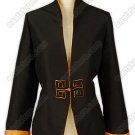 One Button Chinese Silk Jacket