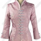3/4-Length Sleeves Floral Brocade Jacket