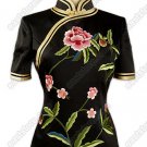 Splendiferous Floral Embroidered Silk Blouse