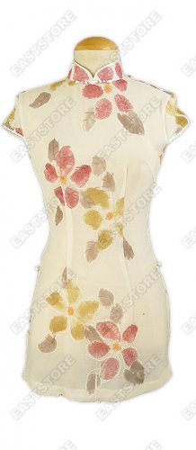 Suave Mini Silk Qipao Style Blouse