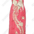 A-one Silver Phoenix Embroidered Silk Cheongsam