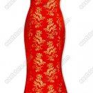 Jubilant Brocade Fishtail Wedding Dress