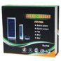 Solar Powered 1350mAh Rechargeable Portable Emergency Power with Phone Adapters