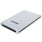 2.5" SATA USB 2.0 HDD External SATA Enclosure with Leather Pouch (Silver)