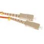 3.0mm SC-PC/SC-PC Multimode Fiber Optic Patchcord (3-Meter) [NV-20357]