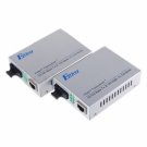HSGQ EFiber 5500S 10/100Mbps RJ45 LAN to Fiber Optic Single Mode Cvtr (2-Pack) - [NV-82819]