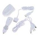 Universal USB/AC/Car Charger Adapters for iPhone 3G/3GS/iPod/Blackberry/HTC - [NV-39306]