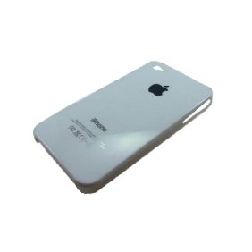 White Hard Plastic Protective Case Cover for iPhone 4/4G - [NV-IPN1205]