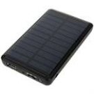 Solar Powered 2000mAh Rechargeable Portable Power with Phone Adapters + LED Light - [NV-41675]