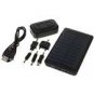 Solar Powered 2000mAh Rechargeable Portable Power with Phone Adapters + LED Light - [NV-41675]