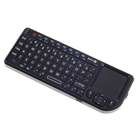 Handheld Rechargeable 2.4G Mini Wireless Keyboard with TrackPad and Red Laser