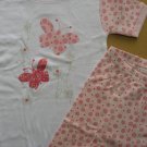 Old Navy Baby Girls Pajamas - Flowers & Butterflies - Sweet Pink