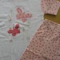 Old Navy Baby Girls Pajamas - Flowers & Butterflies - Sweet Pink