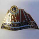 Lions Club Pin Vintage Rare Hawaii District 50 1979 1980 Aloha Spirit