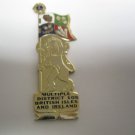 Lions Club Bookmarker Multiple Dist. 105 British Isles & Ireland Lion Flag