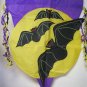 Halloween Flag Bats moon outside Hang on Pole decoration