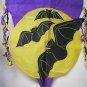 Halloween Flag Bats moon outside Hang on Pole decoration