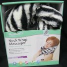 Neck Wrap Massager by Health Touch Portable Lightweight Zebra Comfort Fabric