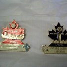 Lions Club Pin Canada Quebec Labrador Multiple district A Set Lot 2  Pins Vtge