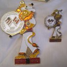 Lions Club Pin Set 2 Pins Washington 1977 British Columbia Drummer Lions Band