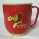 Vintage Trainer Tommee Tippee Cup Red w Lid Sip n Tip Baby Sippy Drinking