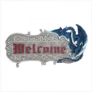 SAPPHIRE DRAGON WELCOME SIGN