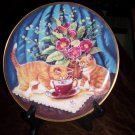 Cat Collector Plate, Tea For Two