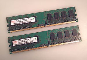 RAM - HYNIX 2x1GB HYMP112U64CP8-S6 AB-C