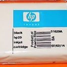 Hewlett Packard - HP 29 51629A Black Ink Cartridge
