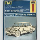 Vintage Haynes Fiat 124 Sedan & Wagon Repair Manual