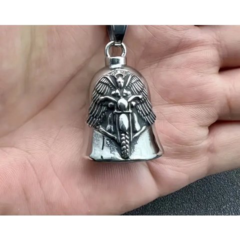 Guardian Angel Motorcycle Bell, Guardian Bell, Gremlin Bell, Biker Bell