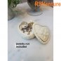 Heart Shaped Porcelain Jewelry Boxes Party Favors