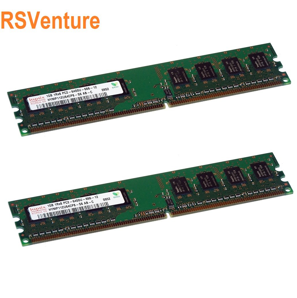 RAM - HYNIX 2x1GB HYMP112U64CP8-S6 AB-C