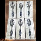 Murano Art Collection Glass Chrome Plated Ice Scream Scooper Party Favor Murano Art Collection Glass Chrome Plated Ice Scream Scooper Party Favor