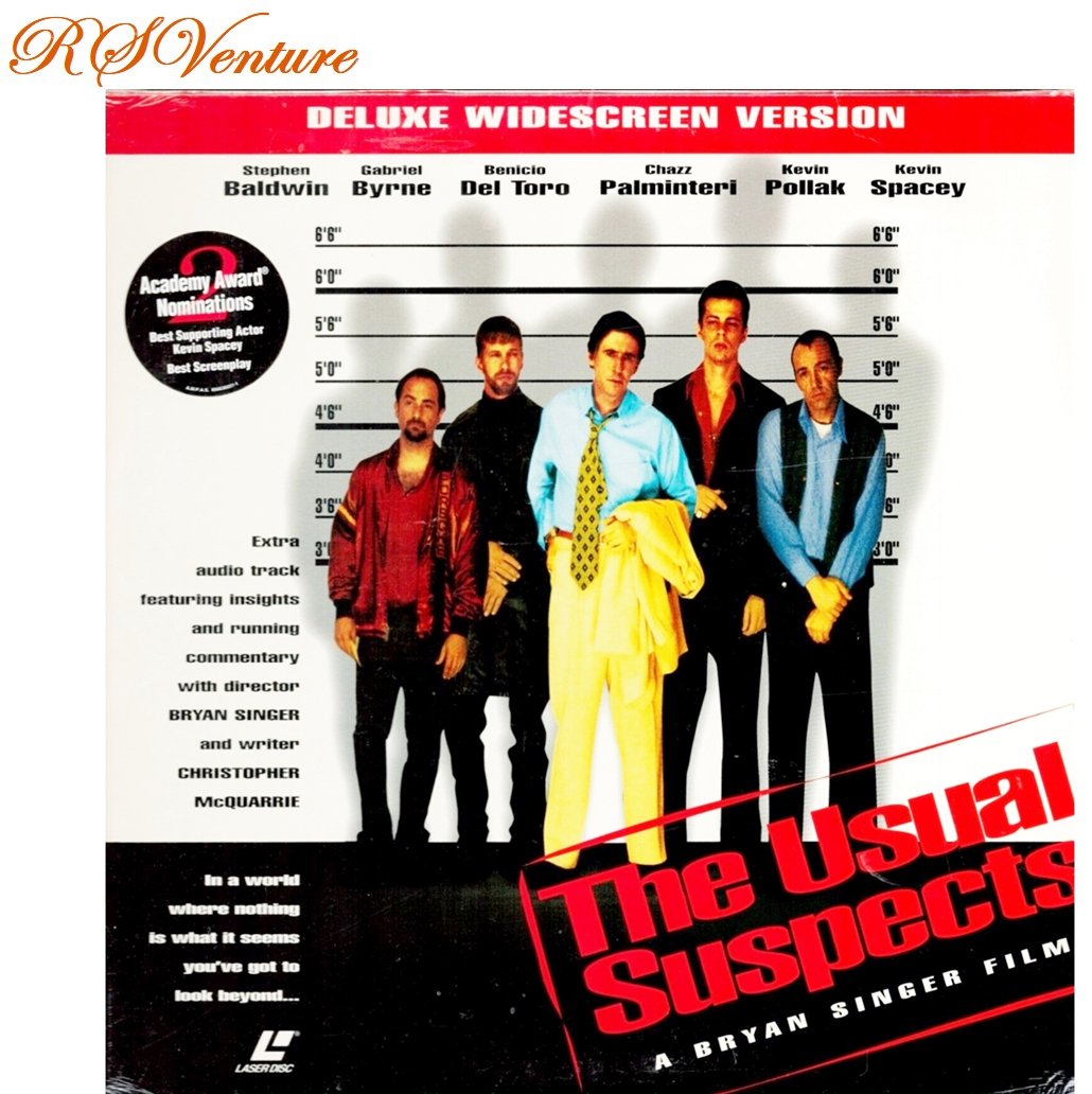 LaserDisc Film "THE USUAL SUSPECTS"