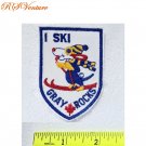 Buy one get one FREE, New Vintage Grey Rocks Ski Embroidered Patch