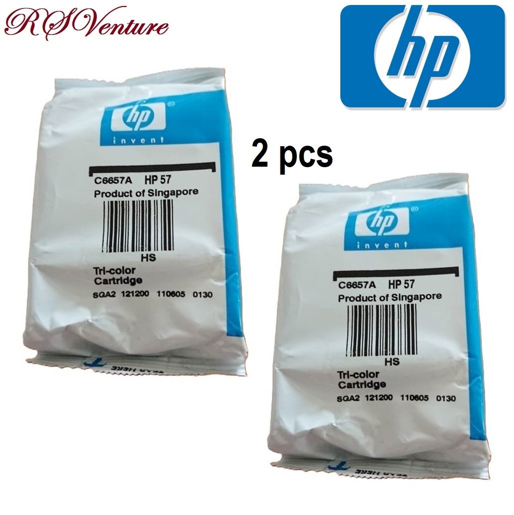 2 Hewlett Packard - HP 57 C6657A Tricolor Ink Cartridge