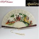 Vintage Abanico Handheld Folding Fan #4