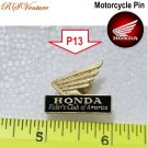 Buy 1 get 1 FREE, Vintage Honda Rider's Club Motorcycle Pin