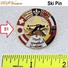 Buy 1 get 1 FREE, New Vintage Mont Tremblant Ski Pin Buy 1 get 1 FREE, New Vintage Mont Tremblant Ski Pin