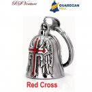 Red Cross Motorcycle Bell, Guardian Bell, Gremlin Bell, Biker Bell