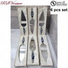 6pc Murano Art Deco Collection Cake Server