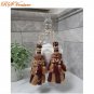 4pcs. Curtain Accent Decorative Key Tassel