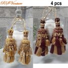 4pcs. Curtain Accent Decorative Key Tassel