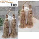 4pcs. Curtain, Accent, Decorative Key Tassel