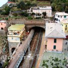 Railroad Station by the Sea 8x10 Original Digital Photograph Italy
