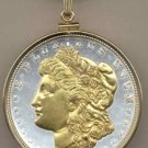 Morgan Silver Dollar Coin Necklace